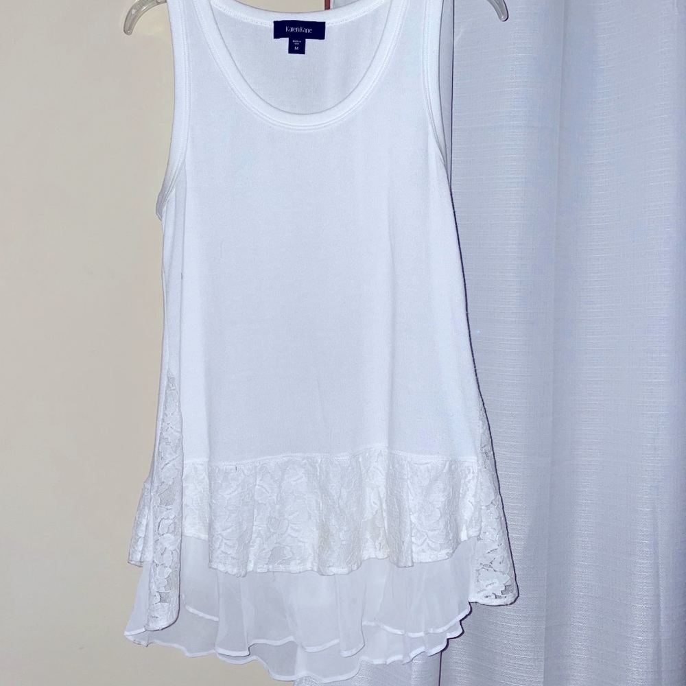 White long muscle top